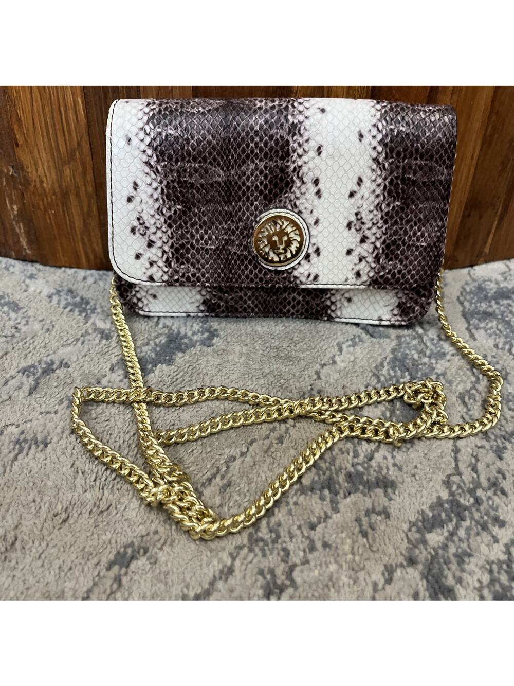 Anne Klein Snake Print Crossbody Small Bag D